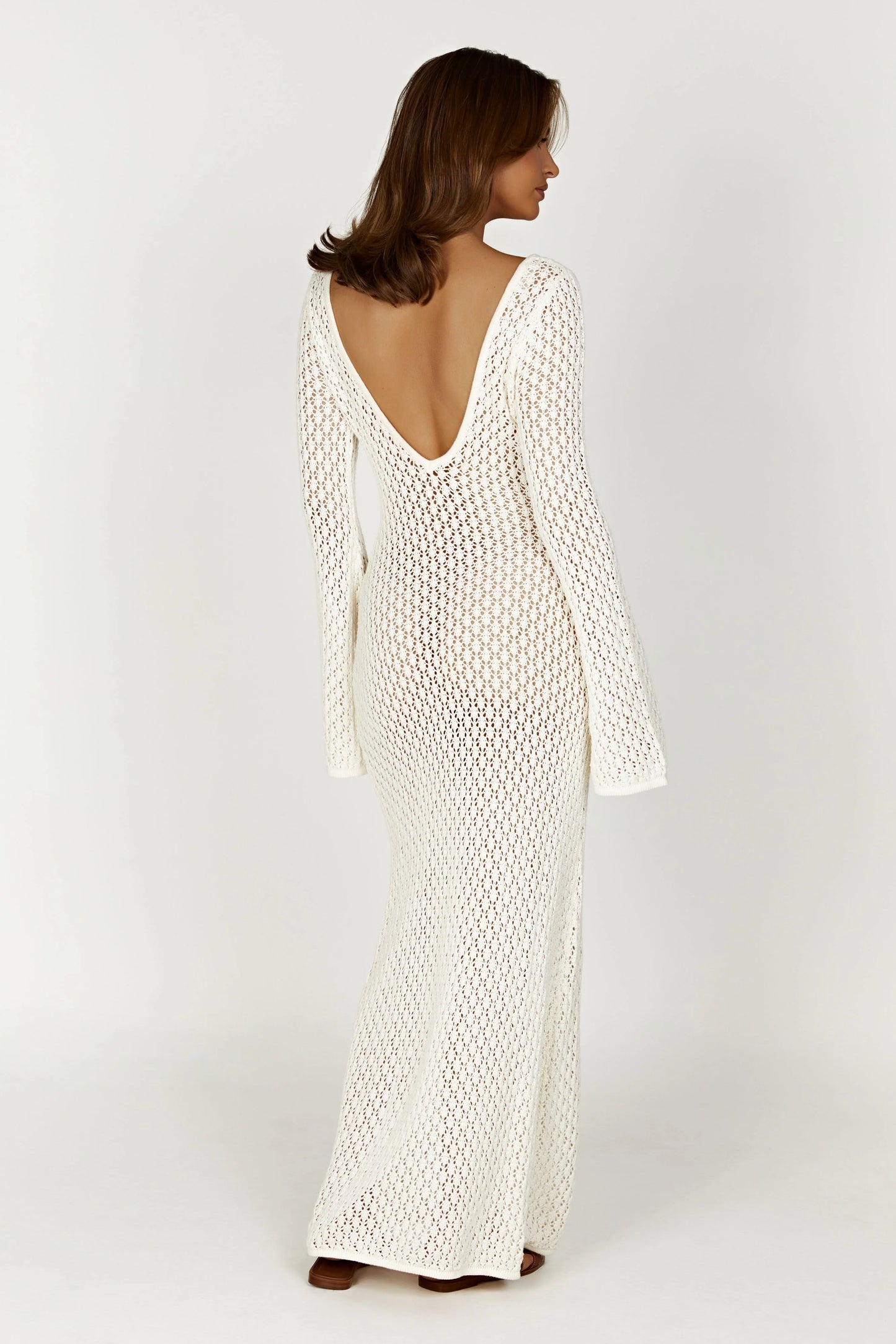 Sophie  -  Long Crochet Lace Dress